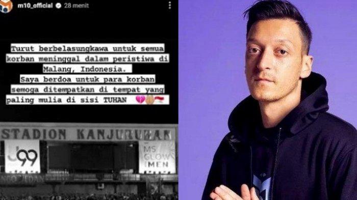 Mesut Ozil Turut Berbelasungkawa Atas Tragedi Kanjuruhan