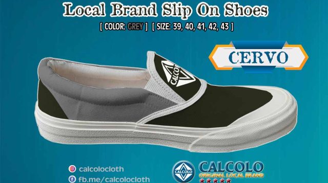 sepatu slip on brand lokal calcolo