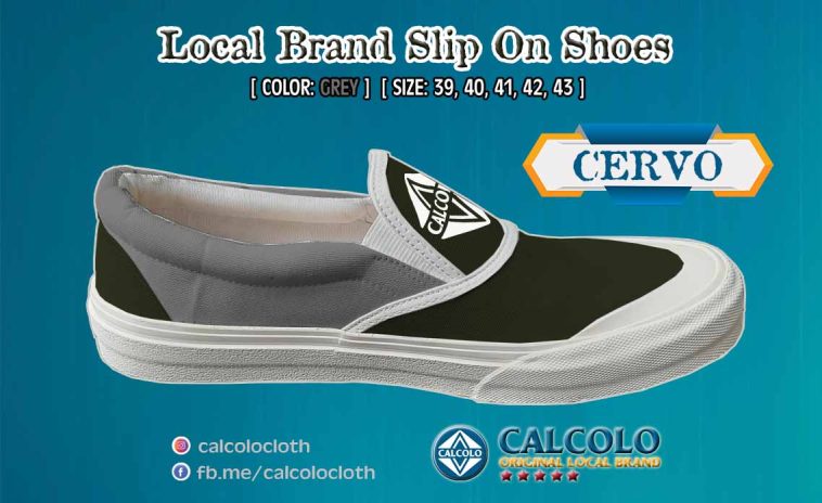 sepatu slip on brand lokal calcolo