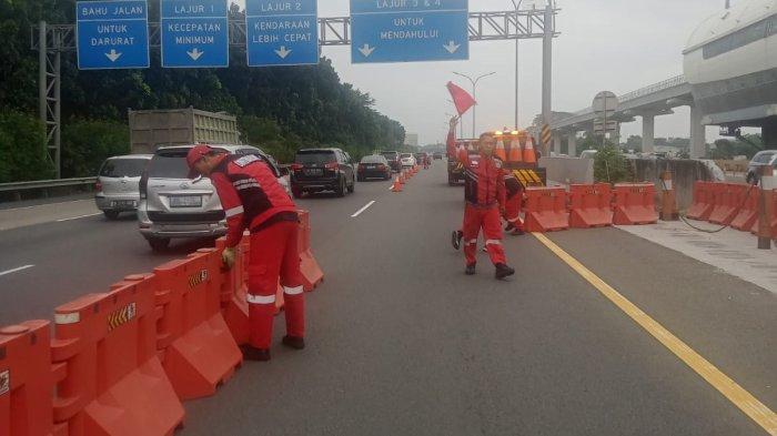 Perputaran Baranang siang Bogor Ditutup, Pengguna Tol Jagorawi Waspadai Kemacetan