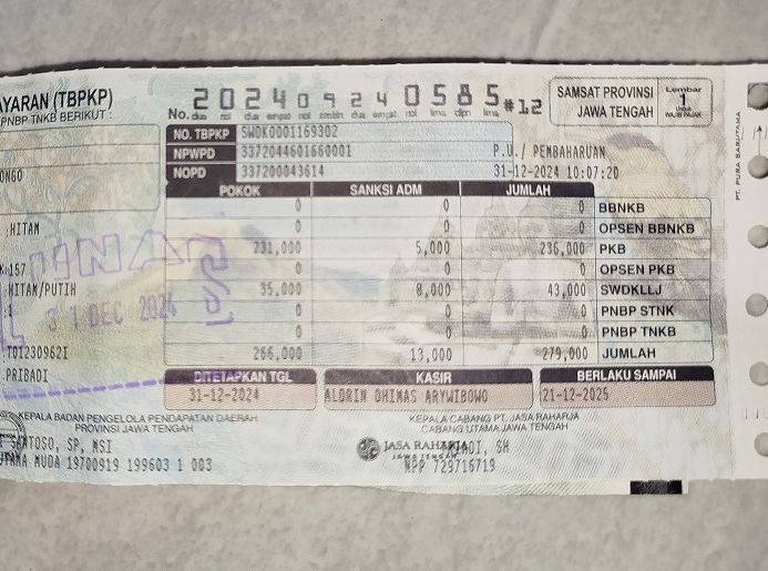 Kisah Nyata, Warganet Nyaris Jantungan Lihat Nominal Pajak Kendaraan Kena Opsen 66 Persen