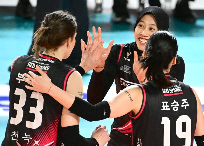 Liga Voli Korea – Amukan Bukilic dan Megawati Tak Cukup Bikin Red Sparks Ditakuti Tim No 1
