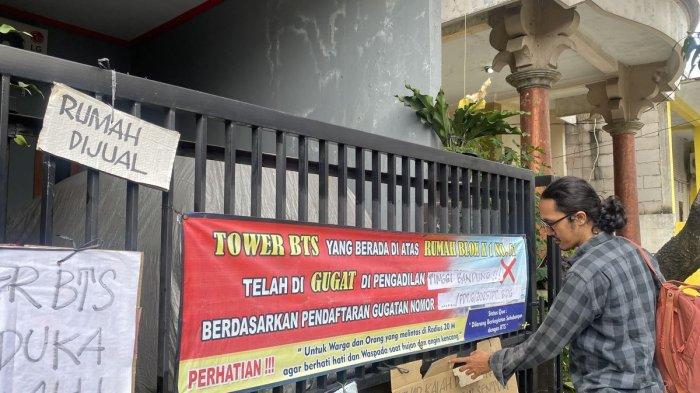Cemas dengan Keberadaan Tower Provider, Warga Telaga Mas Kota Bekasi Ramai-ramai Jual Rumah