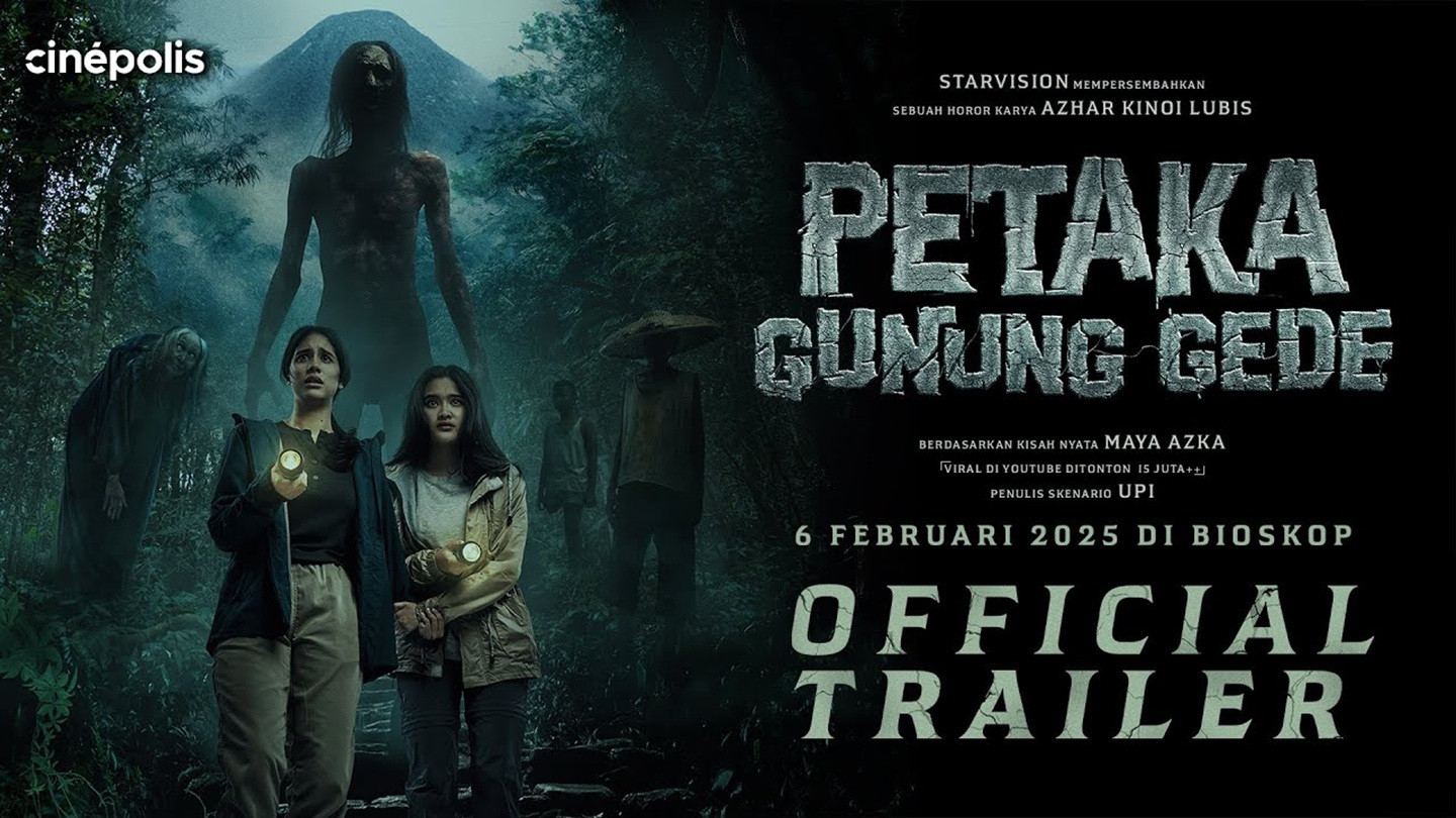 Jadwal Bioskop di Bali Selasa (11/2): Film Horor Petaka Gunung Gede Pecah Rekor