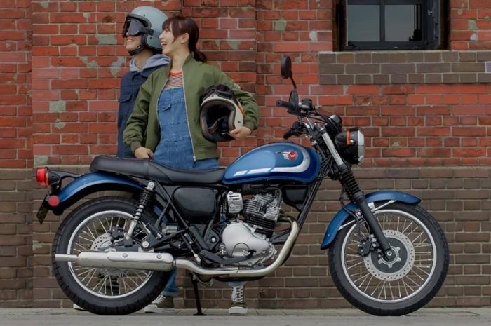 Bocoran Motor Kawasaki Terbaru Di IIMS 2025, Desain Retro Pakai Mesin KLX