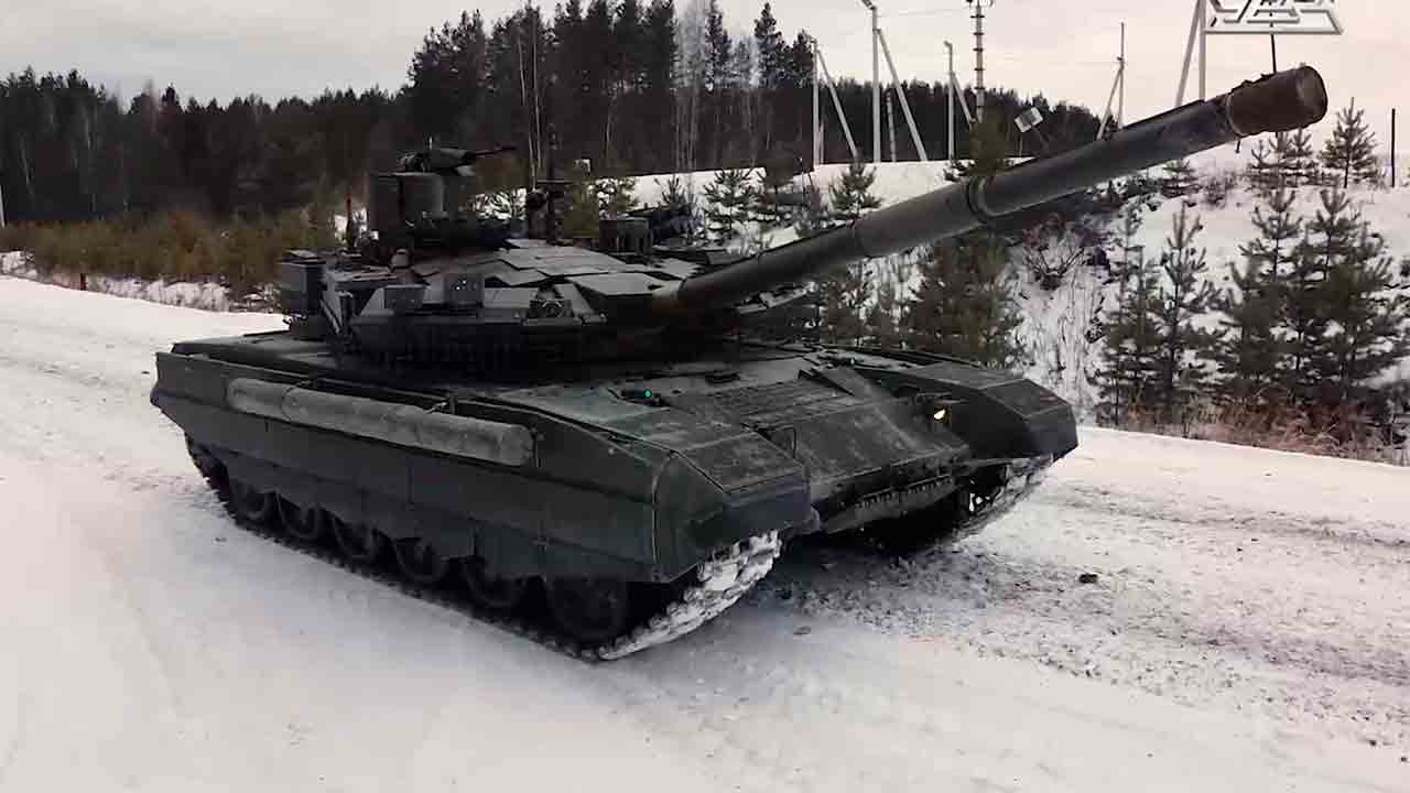 Prototipe Tank T-90M dengan Sistem Arena-M Muncul dalam Video