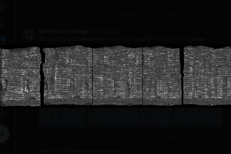 Peneliti Inggris Berhasil Buka Gulungan Romawi Kuno Berusia 2.000 Tahun, Apa Isinya?