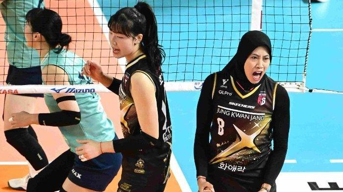Jadwal Red Sparks vs Hyundai Hillstate,Hari Ini,Megawati Adu Tajam dengan Moma Basoko