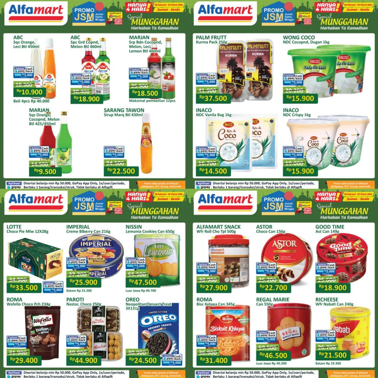 Ramadan HEMAT Promo Alfamart 2-3 Maret 2025,Sania Tepung Terigu Rp 13.900,Yupi Rp 5.200