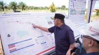 Gercep Herman Deru Periksa Jalur Tol Alternatif Palembang-Betunglangsung Di Tempat