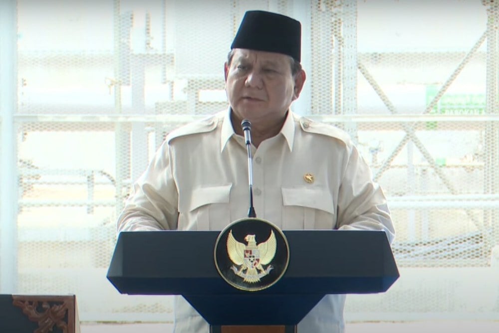 IHSG Jatuh, Prabowo Sebut Bermain Saham Sama Seperti Bertaruh