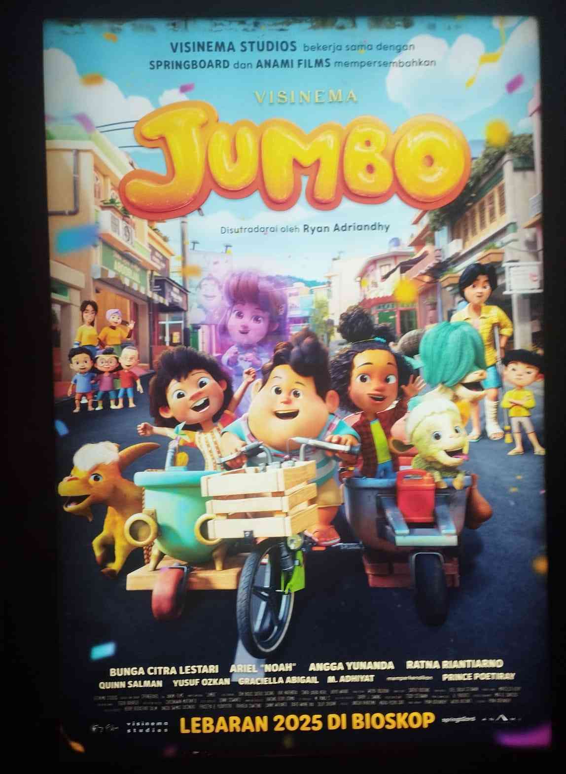Yuk, Nonton “JUMBO” di Bioskop Bareng Keluarga Saat Lebaran