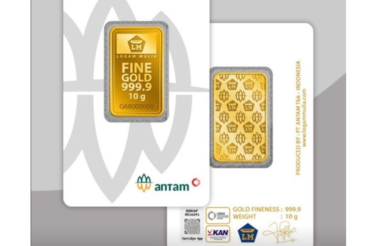 Emas Antam Tembus Rekor Baru, Ini Harga Terkini Kamis 13 Maret 2025