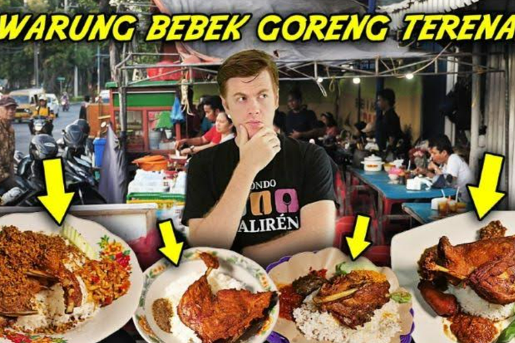 4 Tempat Terbaik untuk Menikmati Bebek Goreng Crispy di Surabaya versi Seorang Turis, Rekomendasi untuk Liburan Lebaran