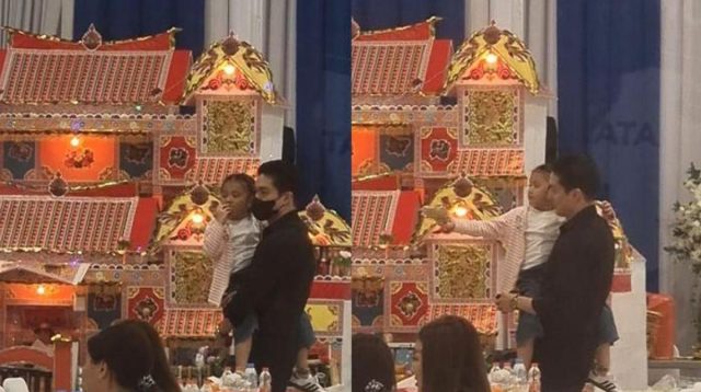 Ganti Posisi Ruben Onsu, Giorgio Antonio Hibur Anak Bungsu Sarwendah di Rumah Duka