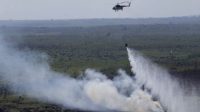 Pemadaman Kebakaran Hutan di Riau Meningkat