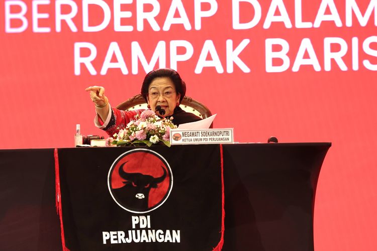 Megawati Malu Saat Kandang Banteng Jateng Kalah di Kongres VI PDIP