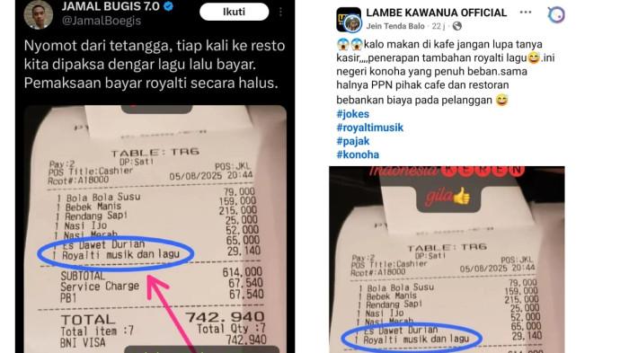 Struk Royalti Musik Viral di Kafe, Ini Fakta Sebenarnya