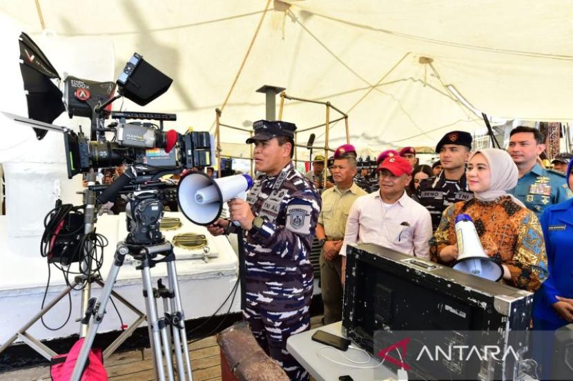 KSAL Umumkan Film ‘The Hostage’s Hero’ di KRI Dewaruci