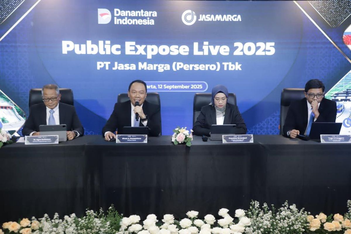 Laba Inti Jasa Marga Capai Rp 1,9 Triliun di Semester I 2025