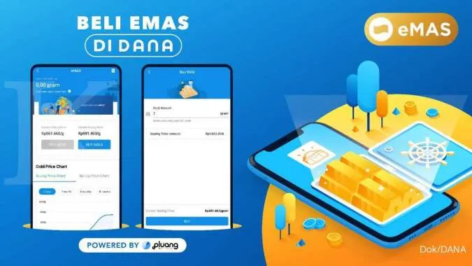 Cara Mudah Beli dan Tabung Emas di Aplikasi DANA