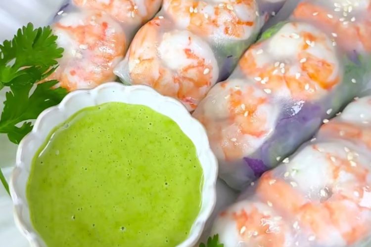 Rasa Segar Shrimp Thai Roll, Makanan Sehat Kekinian yang Viral di Instagram