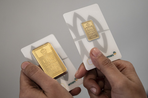 Harga emas Antam melonjak, tembus Rp 2.631.000 per gram