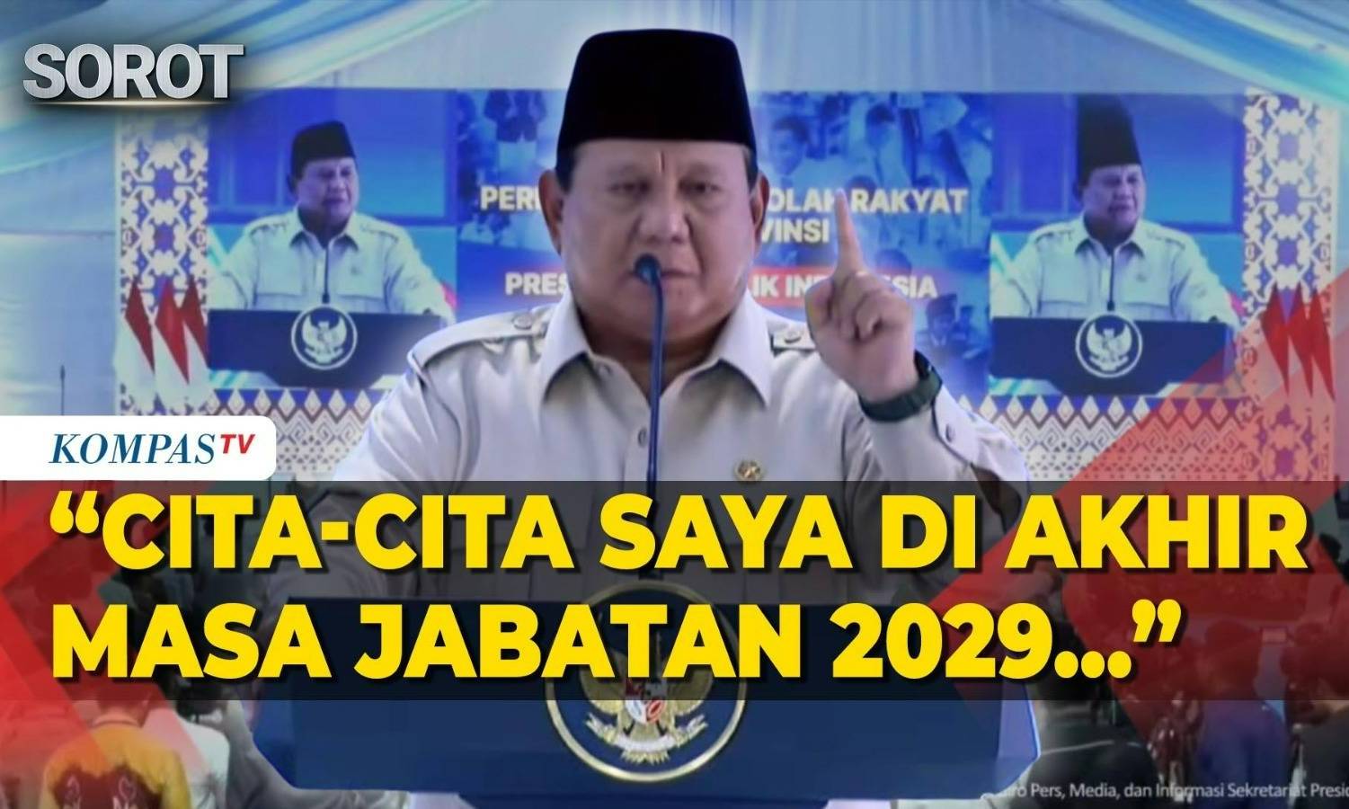 Prabowo Bocorkan Impiannya di Akhir Jabatannya