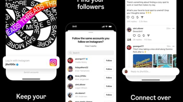 Pengguna aktif Threads di ponsel melampaui X, tapi kalah di web