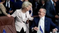 Von der Leyen’s Australia Visit as Trade Deal Nears Completion