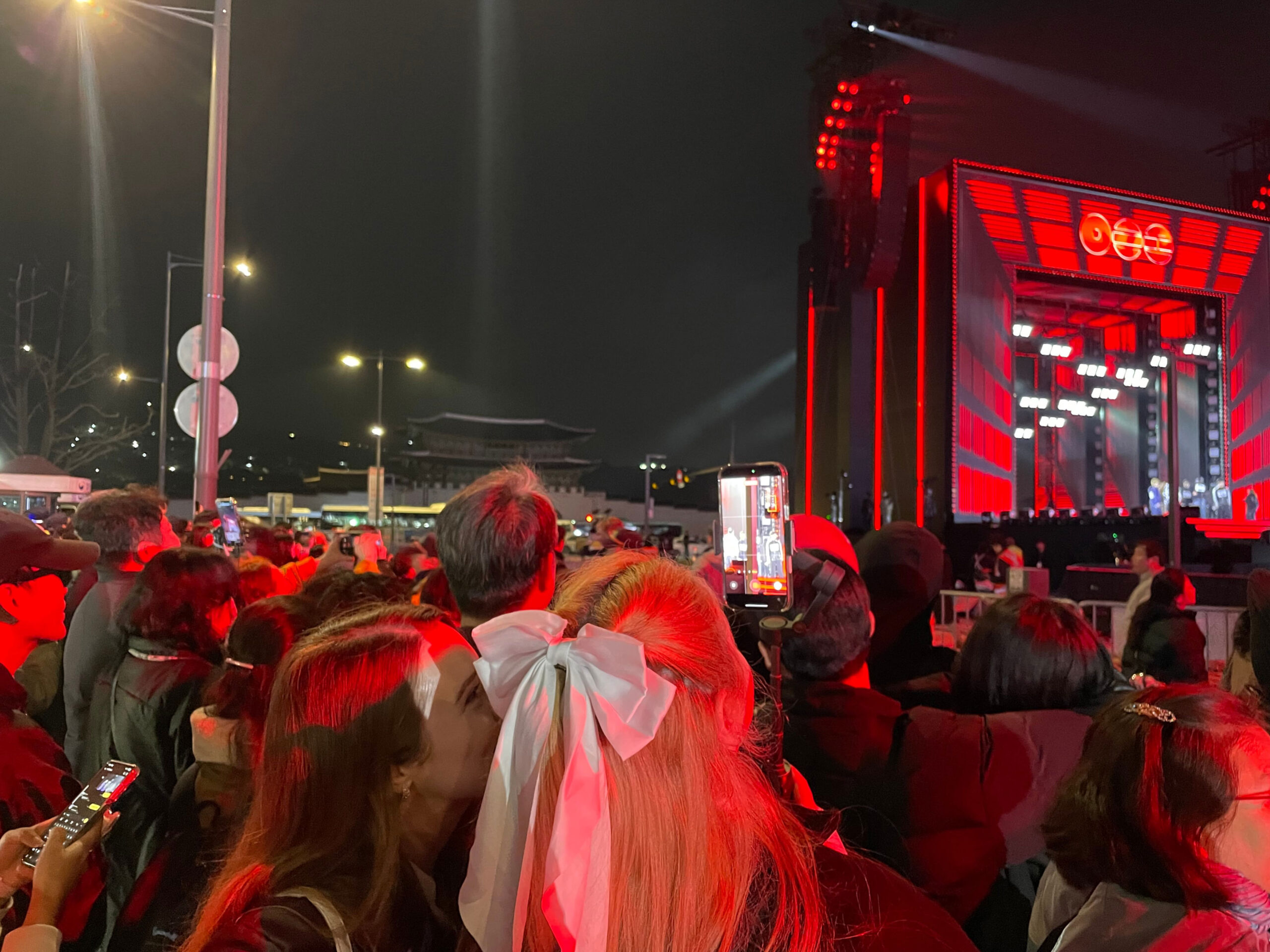 BTS Fans Crowd Gwanghwamun Ahead of Big Return