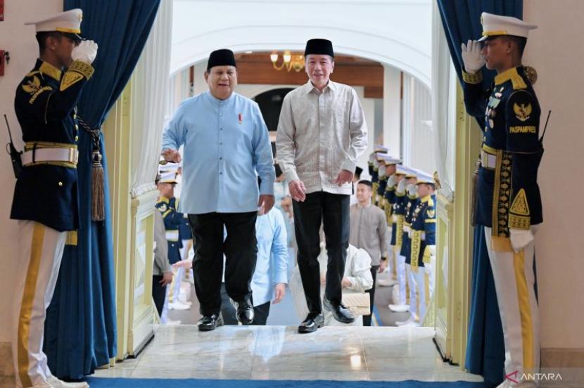 Prabowo dan Jokowi Bertemu di Istana Merdeka