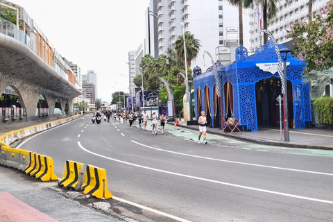 CFD Dihentikan, Warga Jakarta Tetap Semangat Berolahraga di Hari Kedua Lebaran