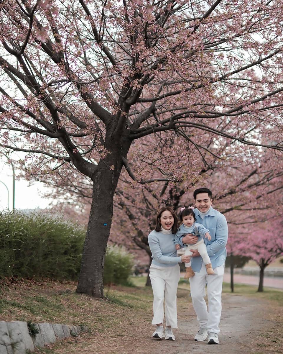 9 potret kebahagiaan Gritte Agatha dan keluarga di Jepang