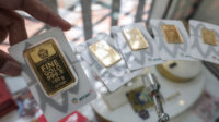 Harga emas Antam turun Rp512.000 dari rekor tertinggi hari ini