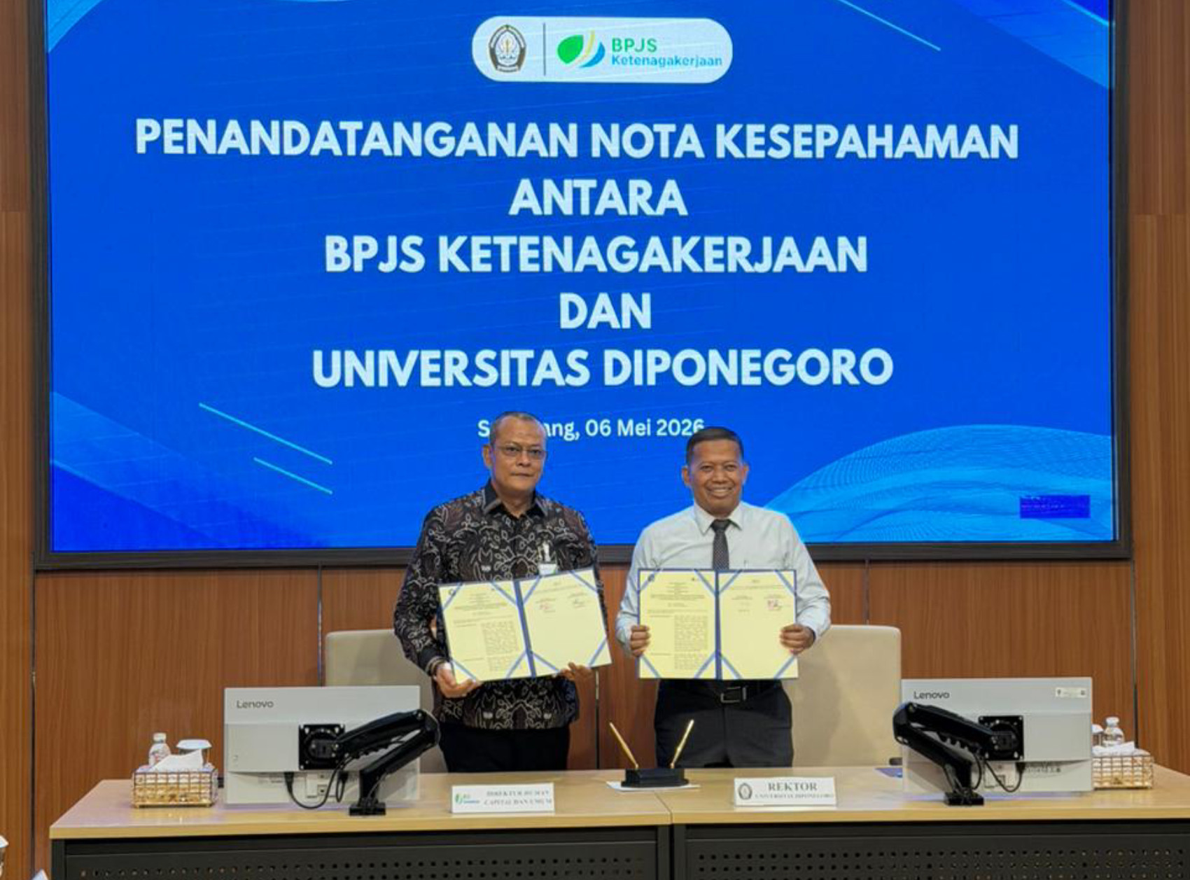 BPJS Ketenagakerjaan Kolaborasi dengan Undip Tingkatkan Literasi dan Riset Jaminan Sosial